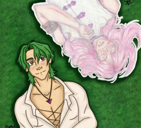 Art Collab @astral..art Matchablossom (Dec 2024) Art collab, go check them out on insta!