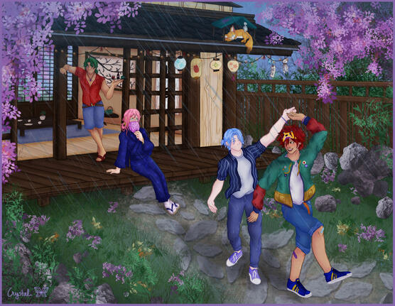 Sk8 Park Discord Calendar Art April Cover Art